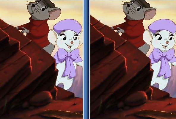 The Rescuers Down Under Spot the Difference