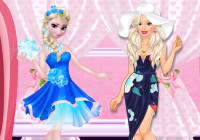 Elsa Vs Barbie Fashion Show