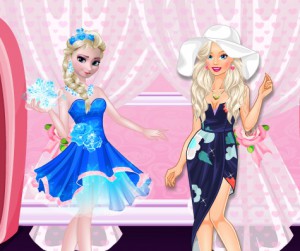 Elsa Vs Barbie Fashion Show