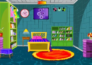 Blue Tiled Room Escape