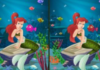 Ariel Mermaid Spot The Difference