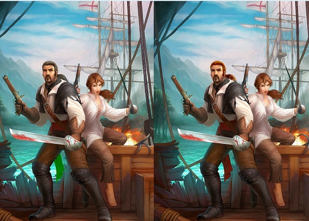 Pirates 5 Differences