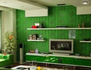 Modern Green Room Hidden Objects