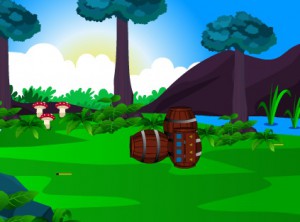 Girl Rescue From Garden House