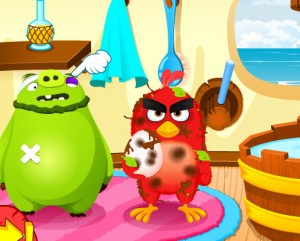 Angry Birds Meet Red Nurse