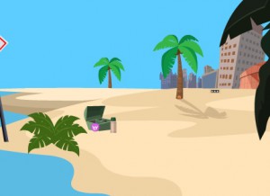 Girl Beach House Escape