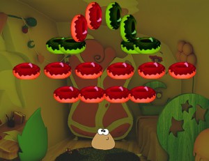 Pou Donut Shooter Y8