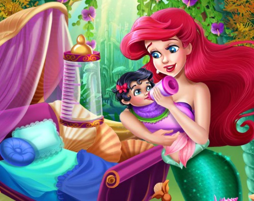 Ariel Baby Feeding