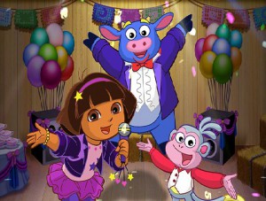 Dora Birthday Party Hidden Numbers