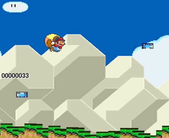 Super Marioworld Cape Glide