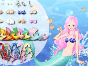 Sweet Mermaid Fairy Dress Up