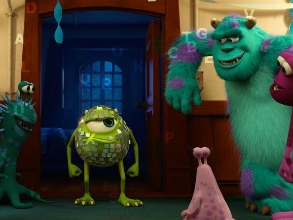 Hidden letters : Monster university