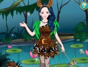 Cavewoman Princess Dressup