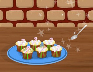 Christmas Candy Cane Cupcakes