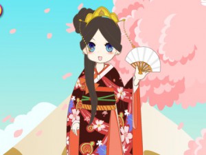 Cute Asian Girl Dressup