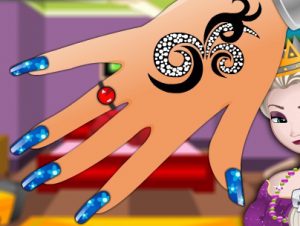 Princess Elsa Nails Makeover