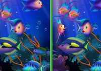 間違いを探すゲーム Fish Fantasy-Spot the Difference