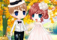 Wedding in Golden Autumn