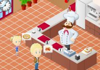 料理を調理してお客さんに出していくゲーム Diner Chef 4