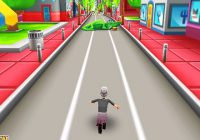 おばあちゃんが街中を走るランニングゲーム Angry Gran Run Miami
