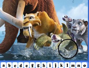 Ice Age Hidden Letters