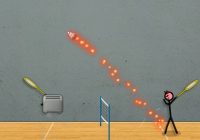 Stick Figure Badminton 3