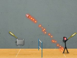 Stick Figure Badminton 3