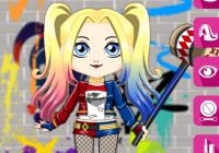 ハーレークイン着せ替えゲーム Cute Harley Quinn Dress Up