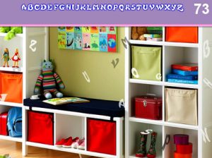 Modern Study Room Hidden Alphabets