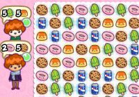 食べ物や飲み物を消していくマッチ3パズルゲーム Soda Shop