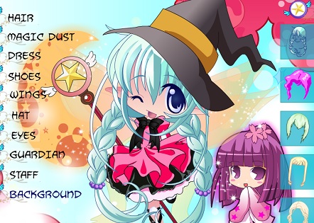 Anime Witch Dress Up