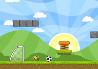 サッカーボールをゴールに入れるパズルゲーム Gravity Soccer