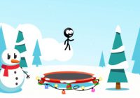 Trampoline Stickman