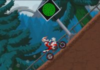 激しいコースを走るモトクロスバイクゲーム Extreme Moto Run