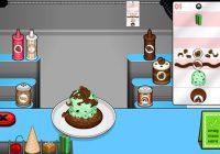 アイスクリームショップのスタッフになるお仕事ゲーム Papa’s Scooperia