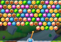 キャンディーを飛ばして消していくパズルゲーム Bubble Shooter Candy