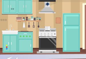Kitchen Door Escape