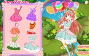 Colorful Balloon Girl
