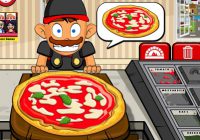 ピザをトッピングして渡していくゲーム Pizza Party