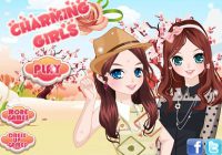 魅力的な女の子2人の着せ替えゲーム Charming Girls